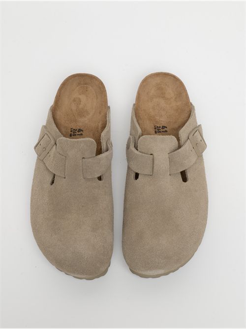 boston faded khaki, pelle scamosciata - calz. s BIRKENSTOCK | 1025844 DKHAKI